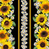 Timeless Treasures Sunflowers and Butterflies Stripe CD2922