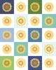 Moda Sunflowers in my Heart Nine Patch Quilt Kit