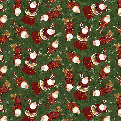 Clothworks Y4118-113 Gingerbread Christmas Santa