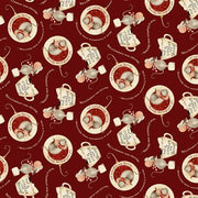 Clothworks Y4119-83 Gingerbread Christmas Mice