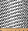 Benartex Fabrics 07805 Tonal G-Clef White/Black