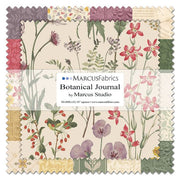 Marcus Fabrics Botanical Print 10 inch Squares
