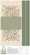 Marcus Fabrics Botanical Print Canvas Tote Panel C650863P