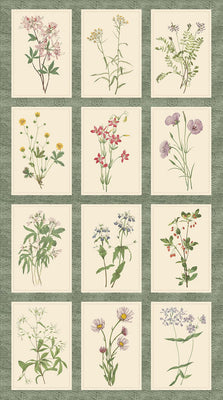 Marcus Fabrics Botanical Print Panel R650862P