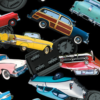 Benartex America's Highway 1471612 Classic Rides
