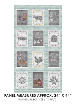 Benartex Chalk Barn 1631799B Panel