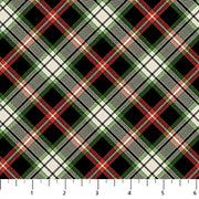 Northcott Fabric Highland Heart Plaid 28049-99