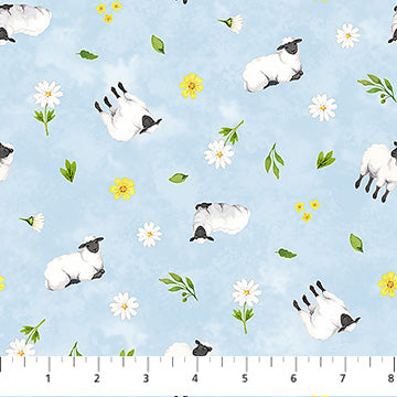 Northcott Fabric Counting Sheep 28473-42