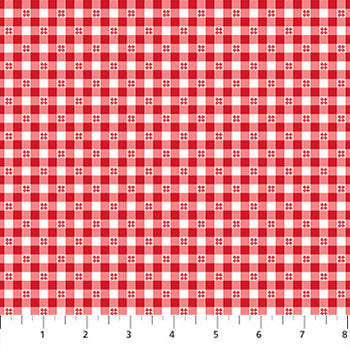 Northcott Barnyard Christmas Gingham 28806-24