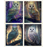 QT Fabrics Mystic Owls Panel 30033E (144)