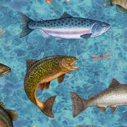 QT Fabrics Fish Tails Fish 30067Q