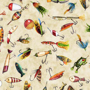 QT Fabrics Fish Tails Fish Hooks 30070E