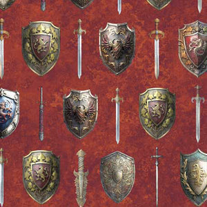 QT Wizards and Warriors 30241T Swords and Shields