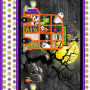 QT Spooktacular 30313-X Halloween Stripe