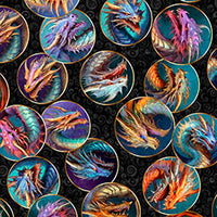 QT Dragon Song 31153J Dragon Heads