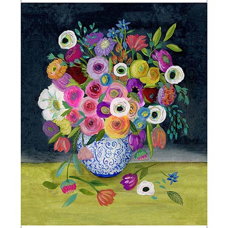 QT Blooming Bouquet Panel