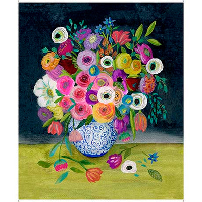 QT Blooming Bouquet Panel