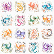 QT Axolotl Vinettes