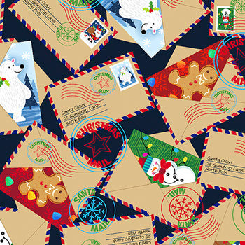 QT Fabric Letters To Santa 31970N