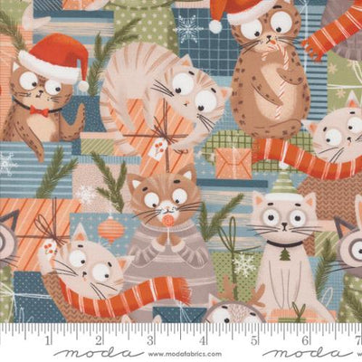 Moda Fabrics Purrfect Christmas 39048 11