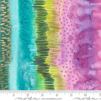 Moda Fabrics Coming Up Roses 39791 11- Rainbow