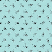 Riley Blake Press On V15261 Plaid Irons Aqua
