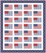 Moda Fabric American Made Star Spangled Quilt Kit