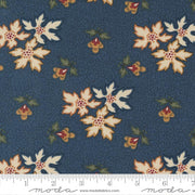 Moda Fabrics Fluttering Leaves Blue Spruce 9730 14