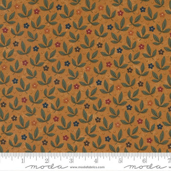 Moda Fabrics Fluttering Leaves Golden Oak 9734 12