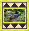 Alligator Swamp Throw Quilt