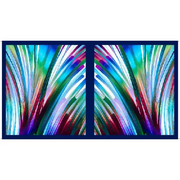 QT Fabric Artwork Panel Blue 28656 B