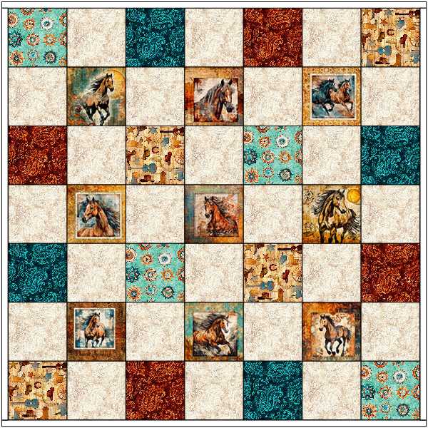 QT Born To Run Quilt Kit