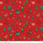 Riley Blake Hello Winter F11942 - Black Stripe (Copy)