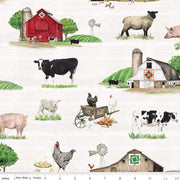 Riley Blake Designs Spring Barn Quilts Main Parchment