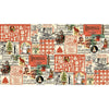 Riley Blake Classic Christmas Collage Parchment