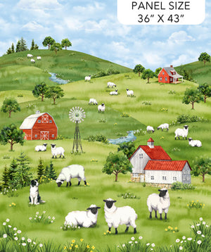 Northcott Fabric Counting Sheep DP28470-74