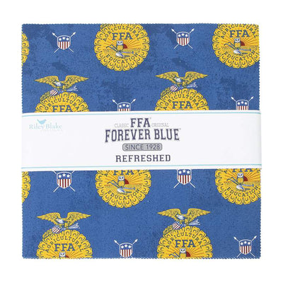 Riley Blake FFA® Forever Blue® Refreshed Ten Inch Squares 13950