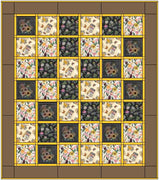 Michael Miller Fabrics Flower Market Quilt Kit