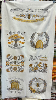 Moda Fabrics Honey and Lavender quilting panel