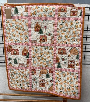 Gingerbread Village Christmas Quilt  Ready-Made • 33