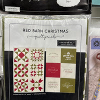 Moda Sweetwater Printworks - Red Barn Christmas Quilting Panels (Set of 2)