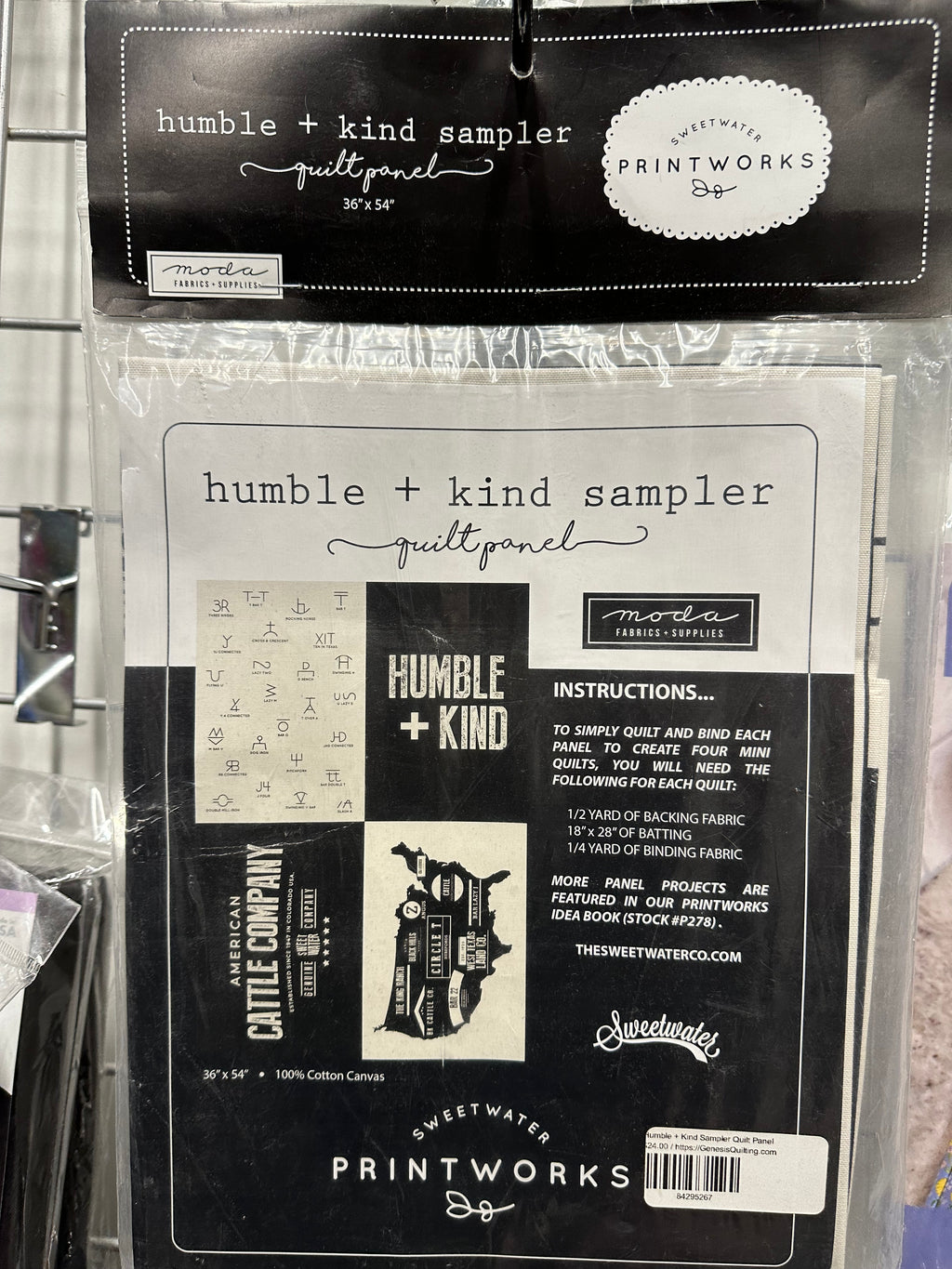 Moda Sweetwater Printworks Humble + Kind Panel