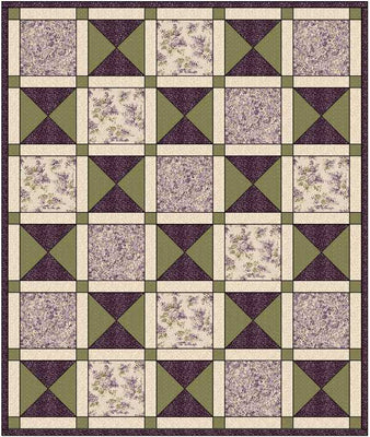 Marcus Fabrics Lavender and Lace Quilt Kit