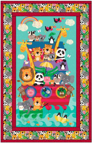 Clothworks Noah and Friends Quilt Kit