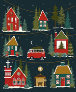 Riley Blake Christmas is in Town C14750 Panel