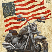 TT Vintage Motorcycle Panel