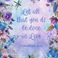 Timeless Treasures In Love Panel 24" #33