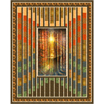 QT Fabric Forest Light Quilt Kit