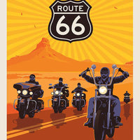 Riley Blake Route 66 Panel