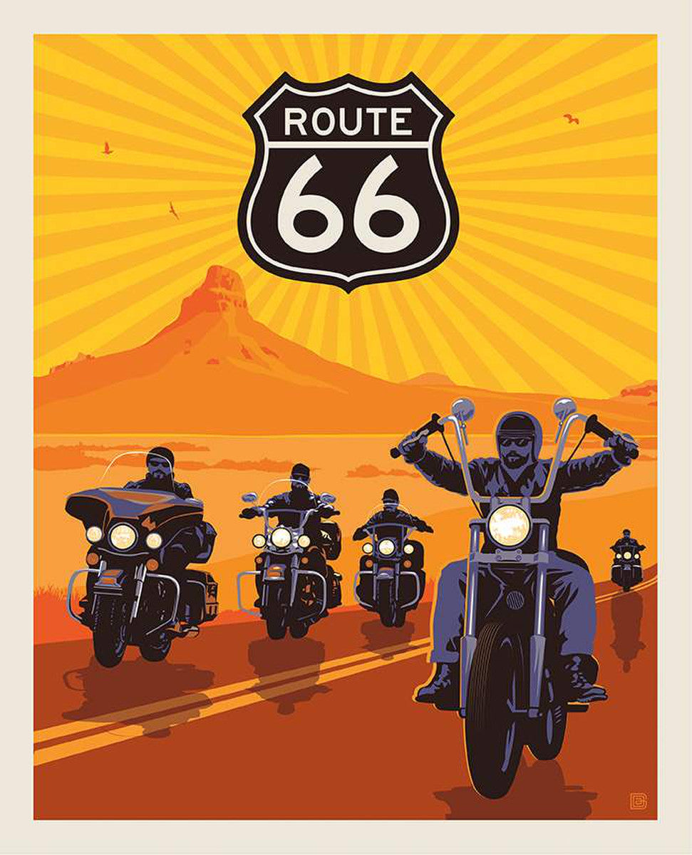 Riley Blake Route 66 Panel